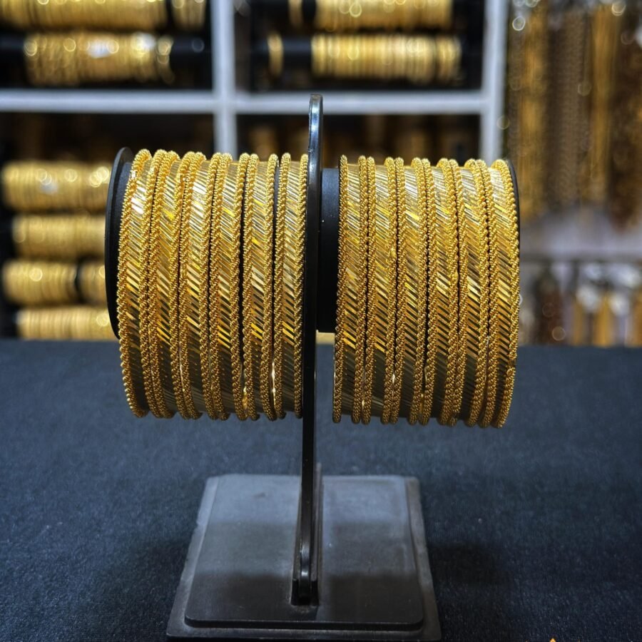 Gold plated Kerala traditional veni bangle (0092)