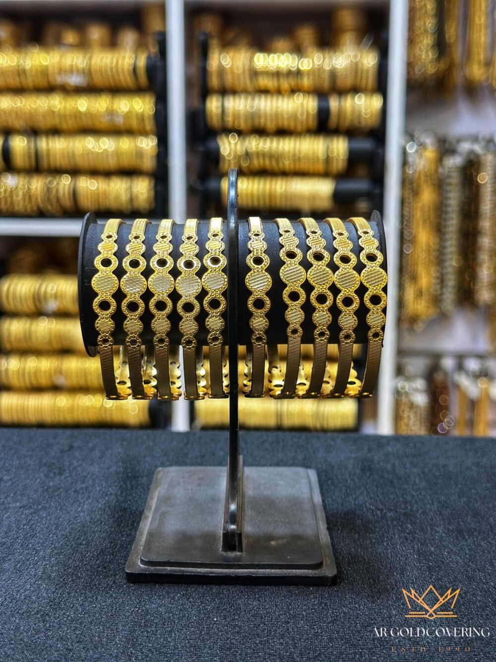 Gold plated simple bangles(00103)