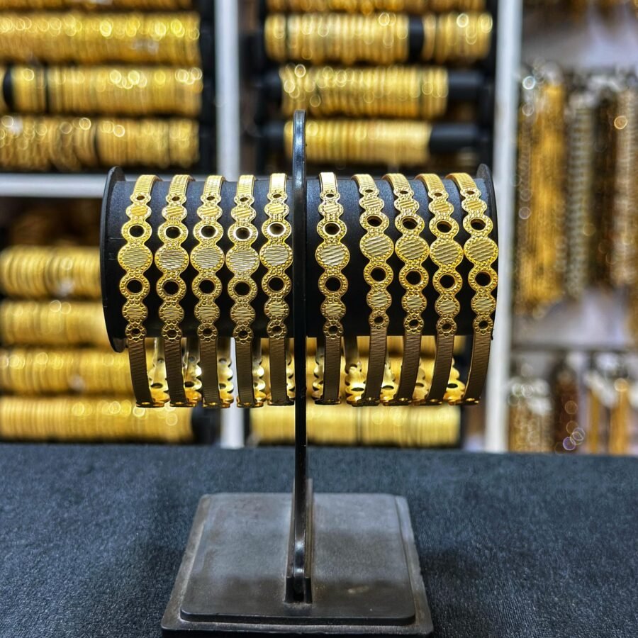 Gold plated simple bangles(00103)