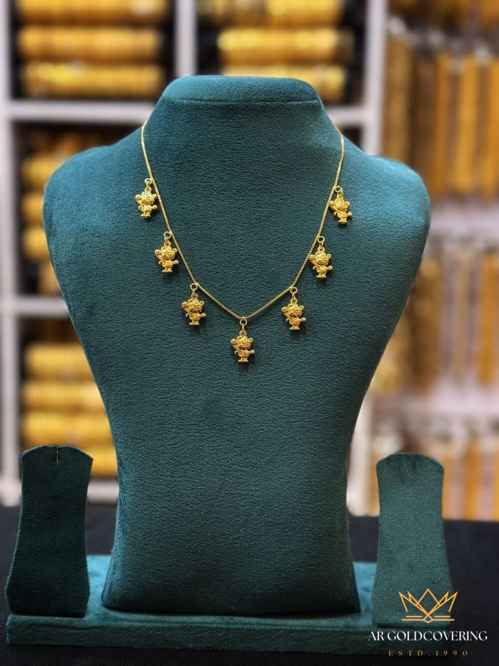 Gold plated 18inches necklace (00116)