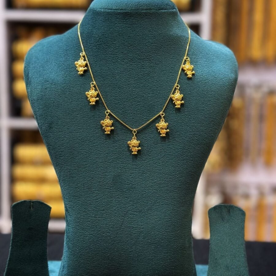 Gold plated 18inches necklace (00116)