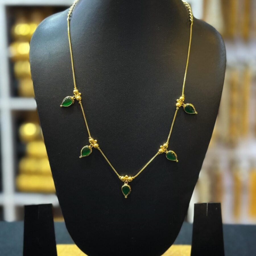 Gold plated Double sided Gobi palakka with Lekshmi on other side(0038)