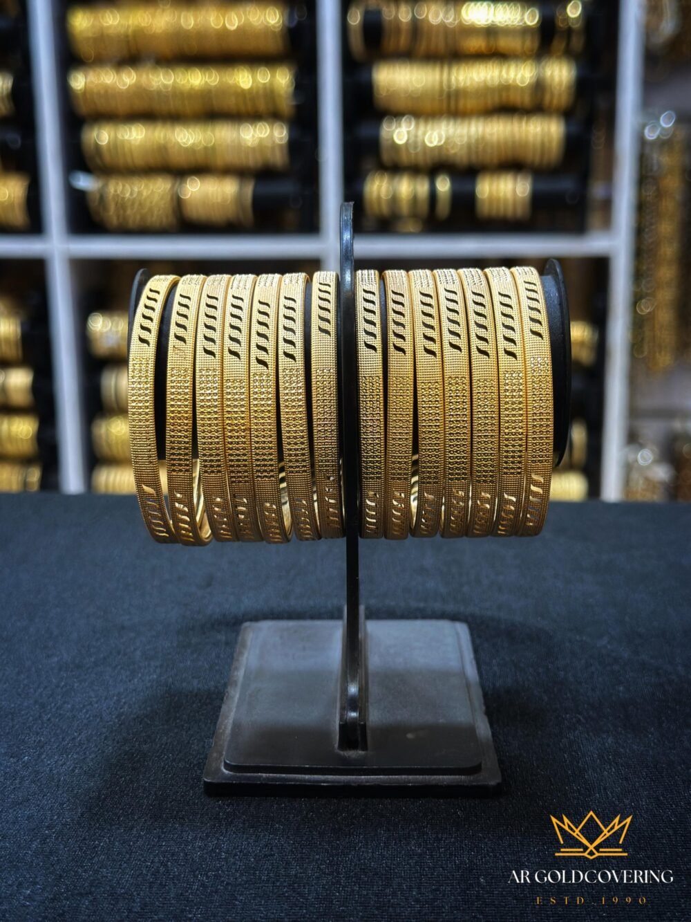 Gold plated bangles(0075)