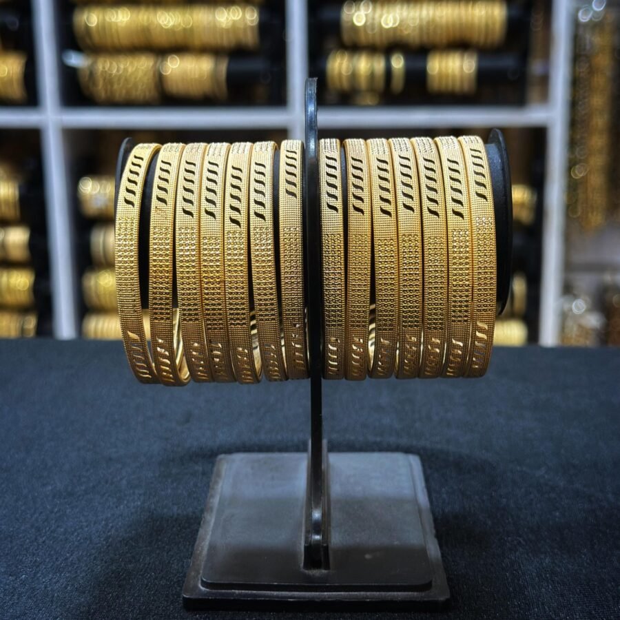 Gold plated bangles(0075)
