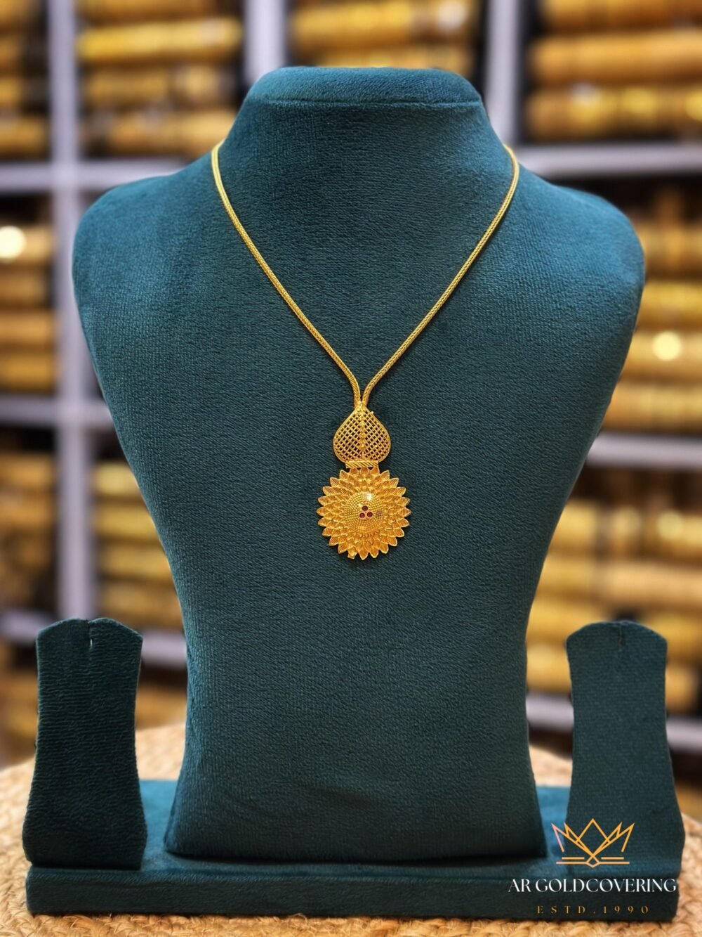 Gold plated 18 Inches simple necklace(00128)