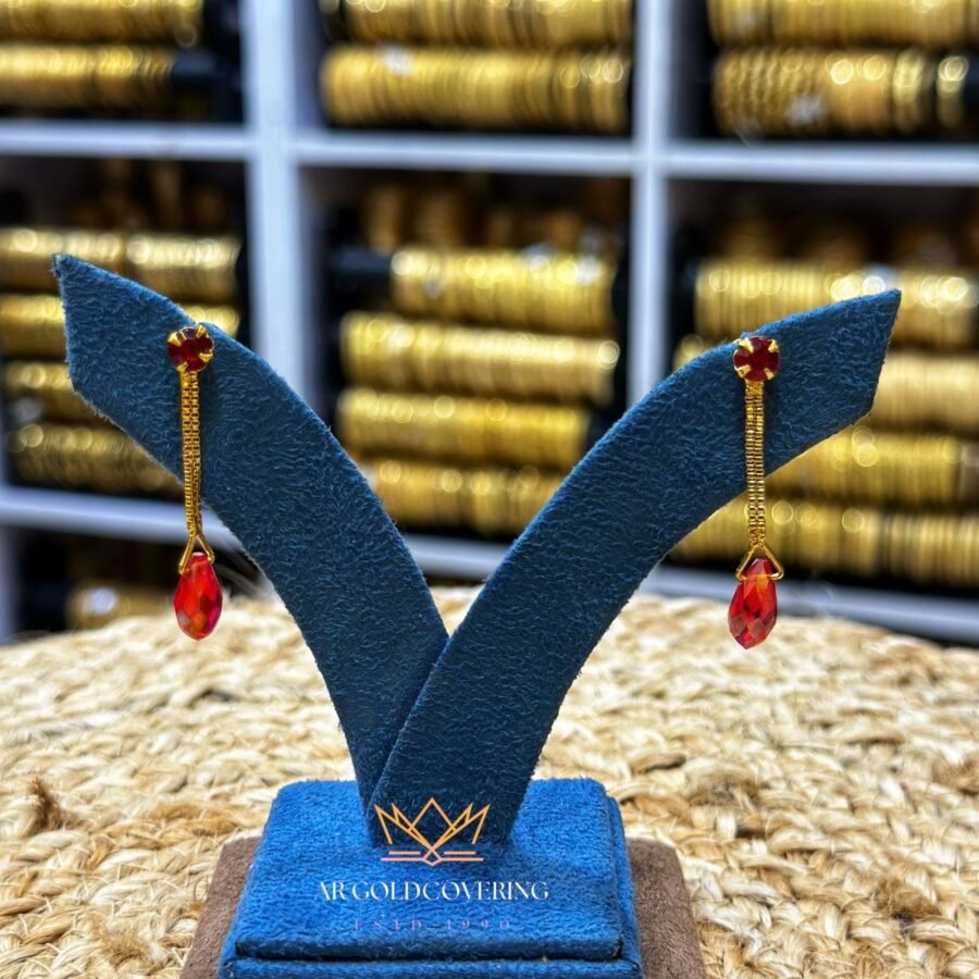 Gold plated Kerala all time favourite Mazhathulli kammal(00149)