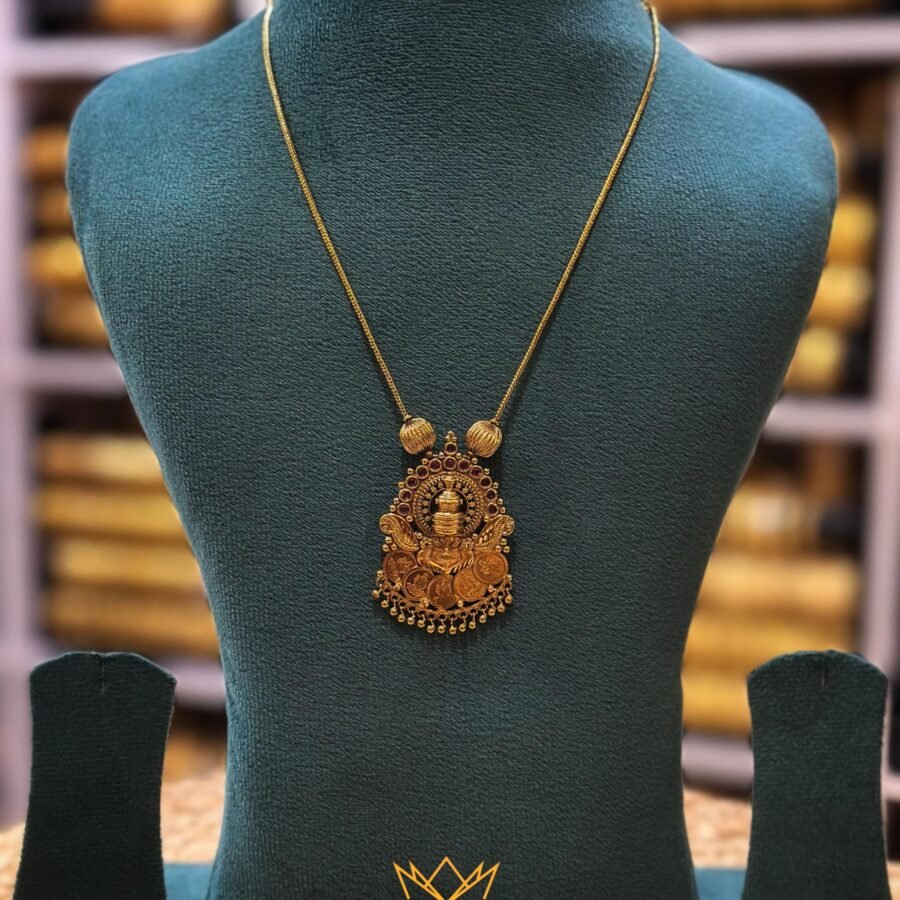 Gold plated Antique finish kathakali necklace(00174)