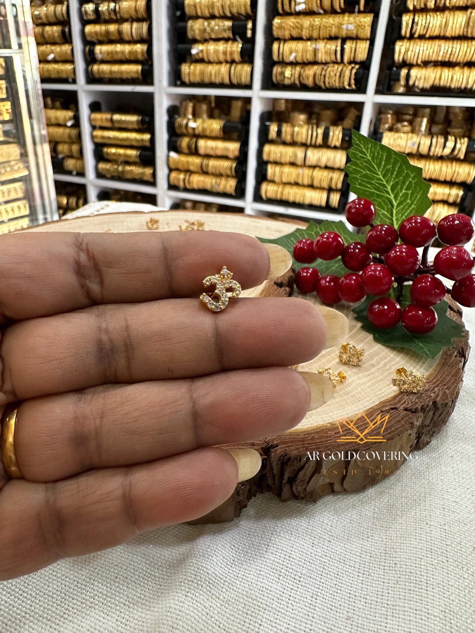 Gold plated Nosepin(00198)