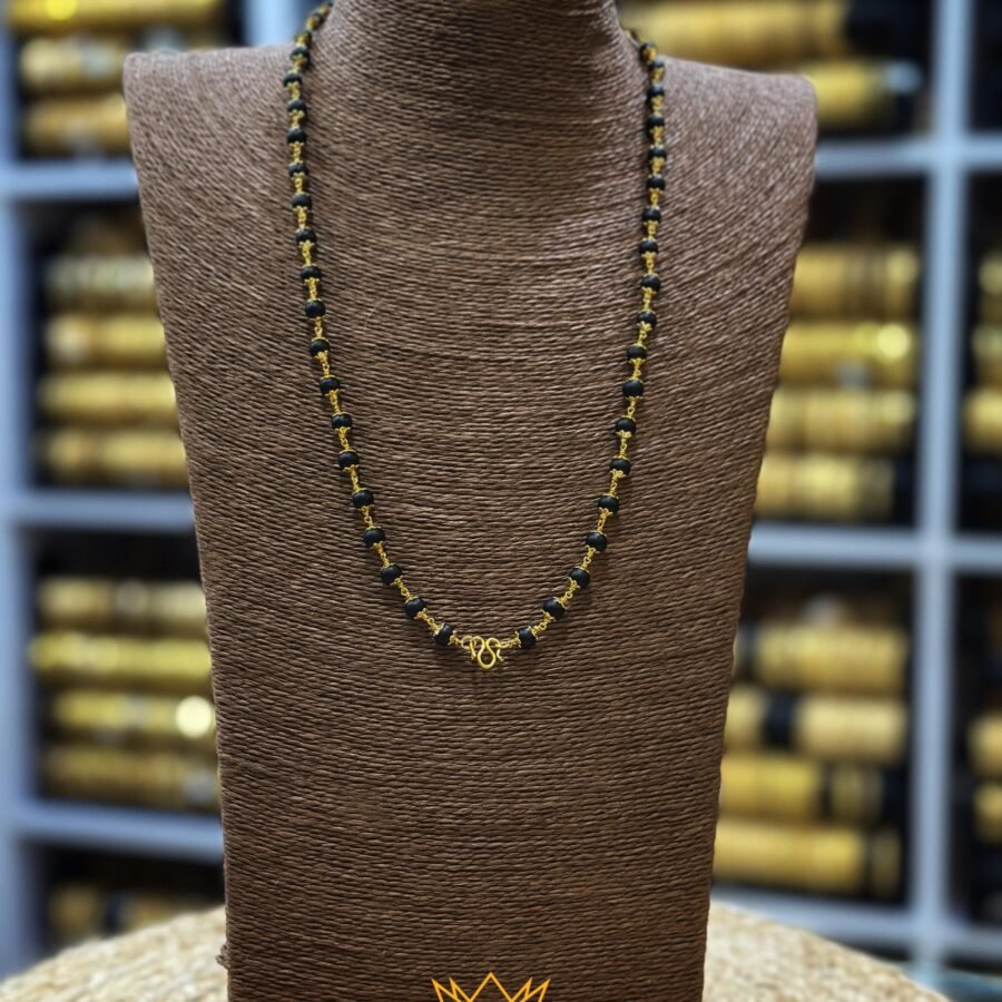 Gold plated Karingali mala nice (00219)