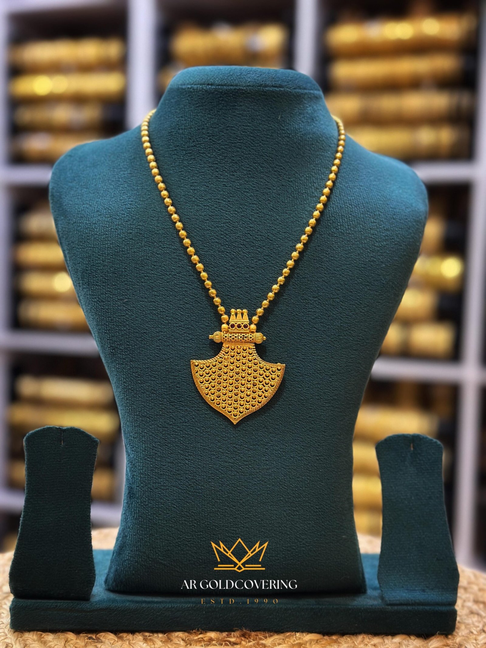 Gold plated 18inches necklace (00215)