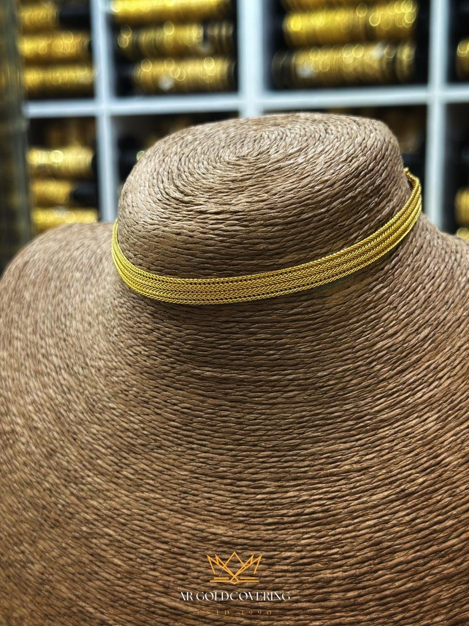 Gold plated kasavu mala (00208) - Image 2