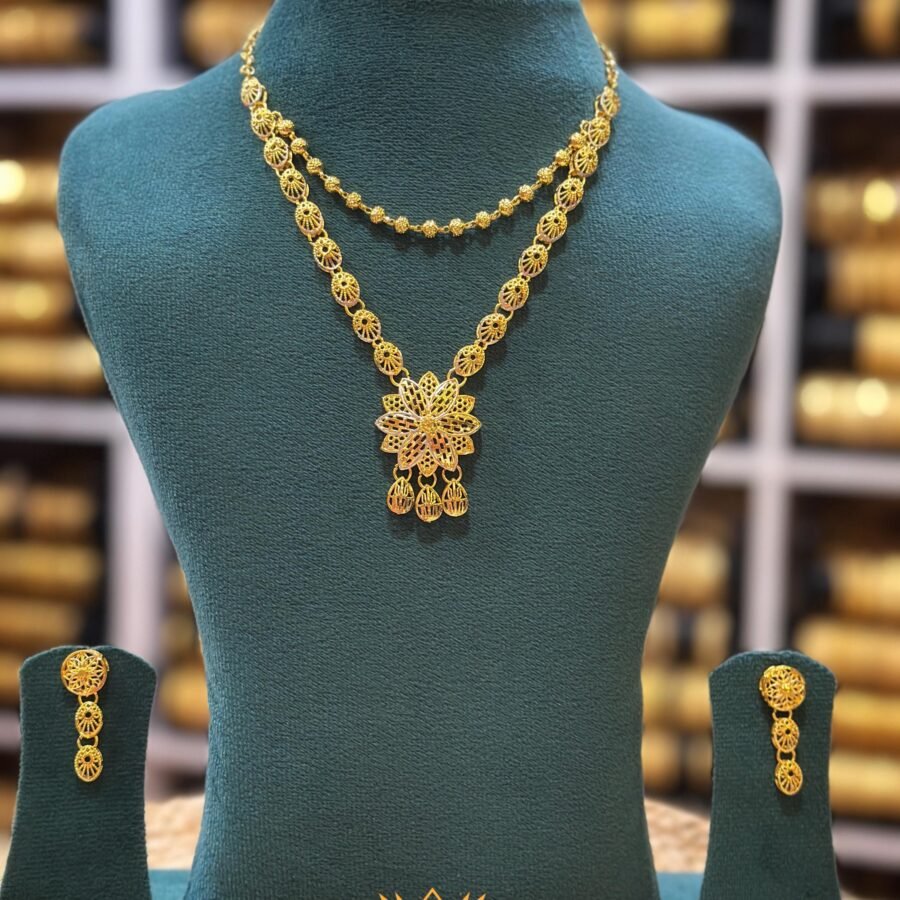 White gold plated Turkish jewellery(00251)