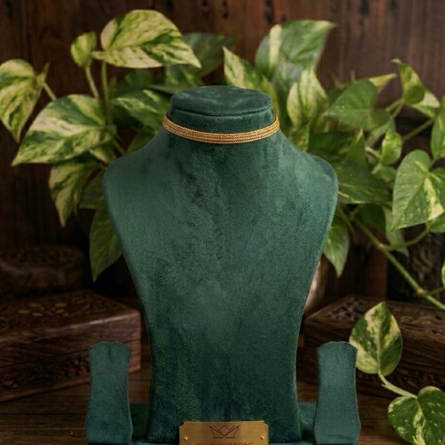 Gold plated kasavu mala(00289)